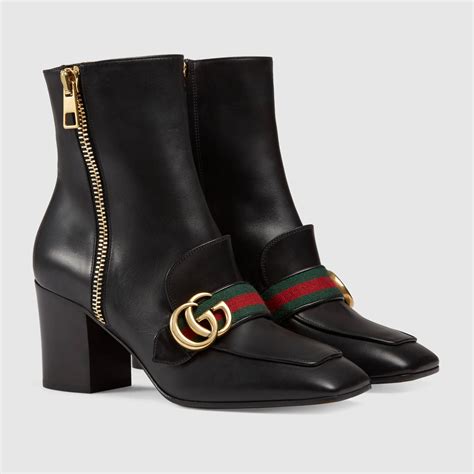 gucci short boot|gucci high heel boots.